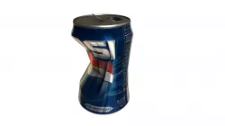 Busted Pepsi Can
