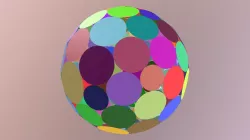 Canonical Random Circle Packing
