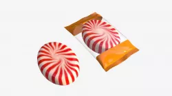 caramel candy with package