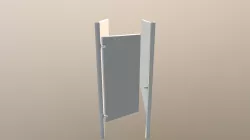 Cubicle Without Toilet