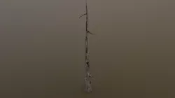 hand painted dead tree