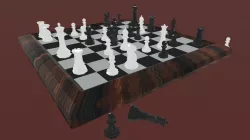 Low Poly Chess Set