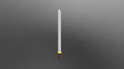 Low poly sword
