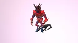 Low Poly Werewolf Demon