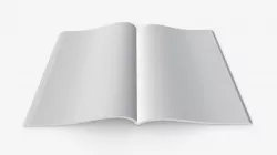 magazine opened