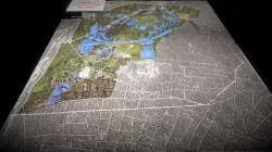 Maquette 3D Bagnolet 1920 -Comparaison bâti 2019
