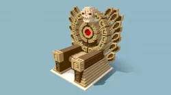 Mayan Throne Voxelart