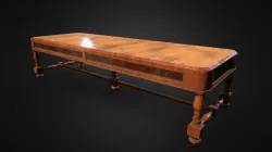 Old Table 3D Model