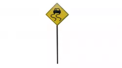 Road Sign (Slippery Road)