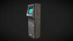 Sci-fi Computer Monitor | Game Ready