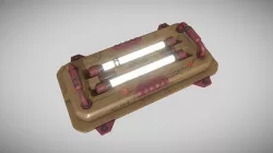 Sci-fi wall lamp