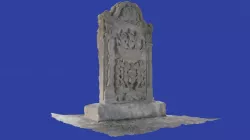 Scotland: Perth, gravestone of Cirsten Biset
