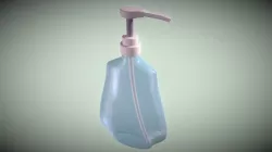 Shampoo bottle [high poly]