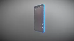Smartphone components set - high poly