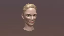 Tilda Swinton Likeness Sculpt