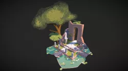 Walled Garden Diorama