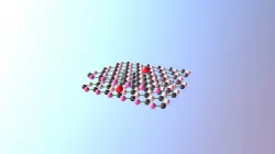 2 Layer of Graphene with an Atom at Kink and Top