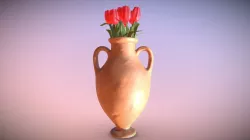Amphora & Tulips