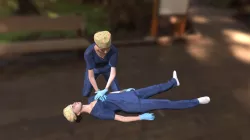 Animated medical nurse 14