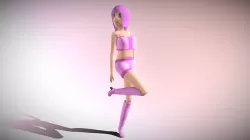 Anime girl sexy pose