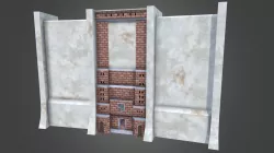 Attack on Titan Torhaus Texturiert