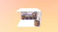 Barrels And Crate