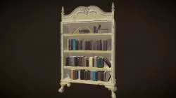 Book Case Short - With Books