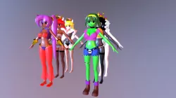 Bowsette & Boosette X Shantae & Rottytops