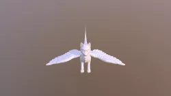 Cartoonish Wolf Creature