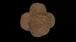 Carved stone ball from Rannoch Moor