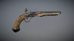 Flintlock gun model