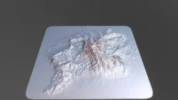 Free Mountain displacement map pack