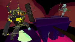 Gilded Knight Versus the Skeleton Archer