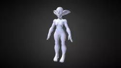 Goblin girl  (retopo)