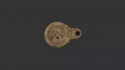 Imperial Roman Lamp with Satyr