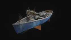 Irene - Fal River oyster boat (point cloud)
