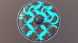 Low Poly Nordic Viking Shield
