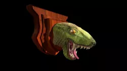 Mounted Dimetrodon Head
