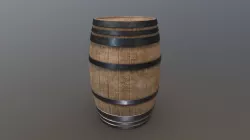 Old Wooden Barrel