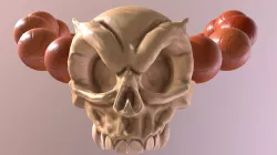 :OMO: Store item - Demonic Skull necklace -