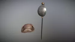 Pirate Cutlass and Hat