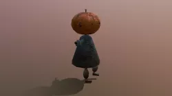 Pumpkim scarecrow