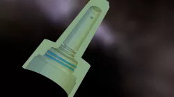 Quick sample thread cross-section