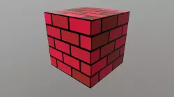 Random Brick Test Cube