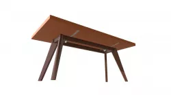 Redwood Slab Table