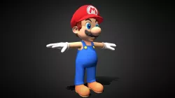 Super Mario 3D Model