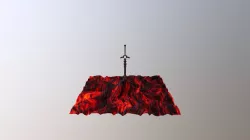 sword in the  lava