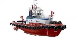 Tugboat lowpoly