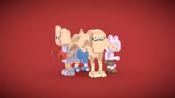 Tyrogue, Hitmonlee, Hitmonchan, and Hitmontop