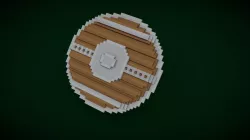 Wooden Round Shield